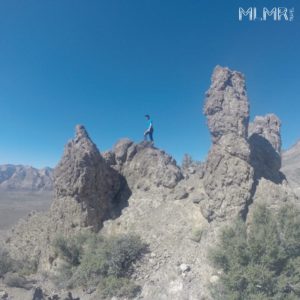 Phil Climbing a Rock
