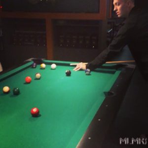 Phil playing pool