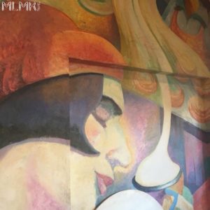 Artwork at the Wild Plum Cafe