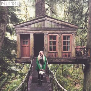 Kelsey outside of Temple of the Blue Moon