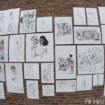 Drawings in Portobello Market