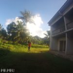 Walking around the abandoned hotel