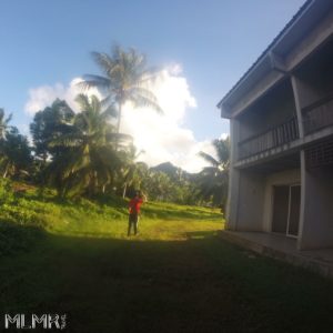 Walking around the abandoned hotel