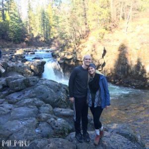Kelsey and Phil Hiking