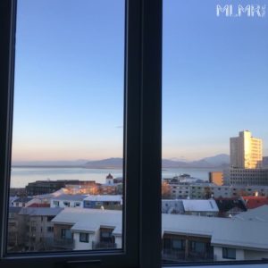 View of Reykjavik form our window