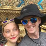 Kelsey and Phil site-seeing in Bangkok, Thailand