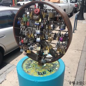 Lock art in Tucson