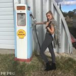 Vintage Gas Pump at Shady Dell