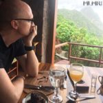 Eating breakfast at Ladera Resort