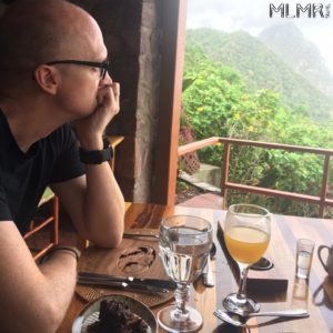 Eating breakfast at Ladera Resort