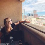View of Denver from our AirBnB