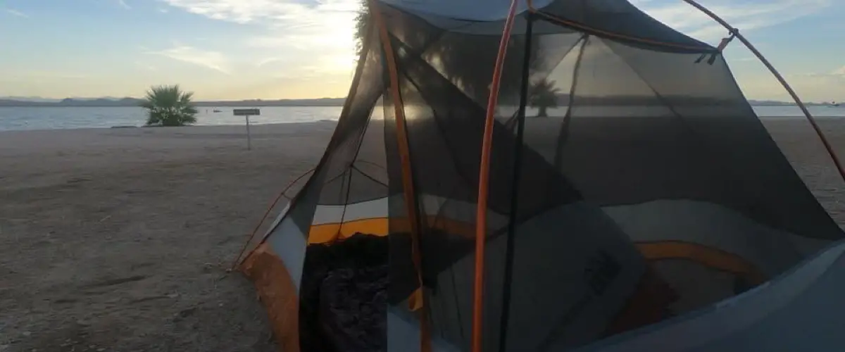 Camping at Lake Havasu in the Summer